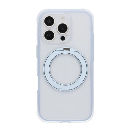 iPhone 16 Pro Max Skal MagSafe Ringstativ Blå