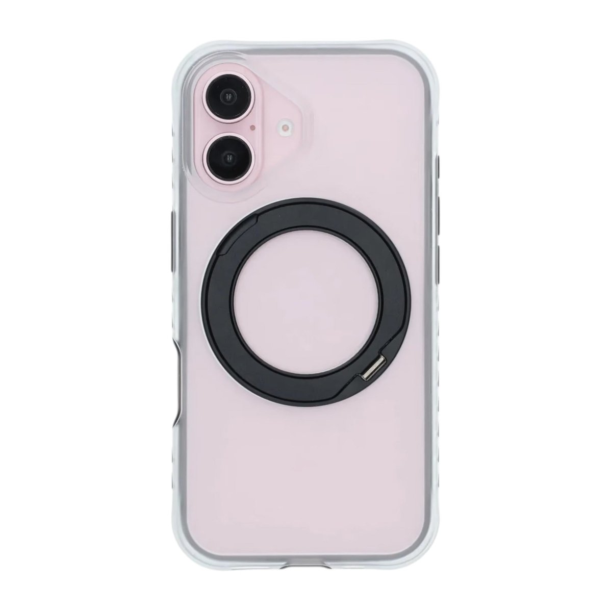 iPhone 16 Skal MagSafe Ringstativ Svart