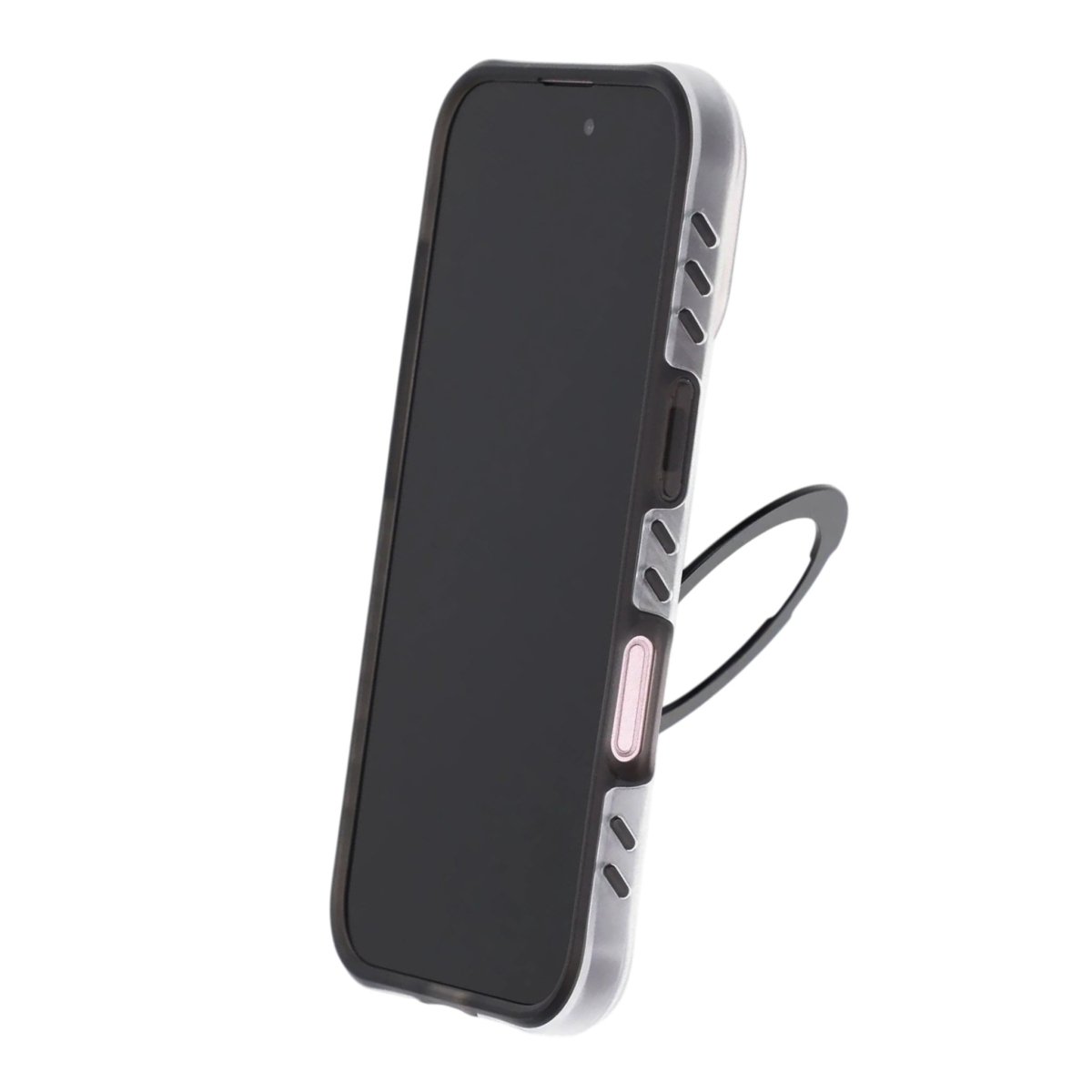 iPhone 16 Skal MagSafe Ringstativ Svart