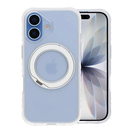 iPhone 17 Skal MagSafe Ringstativ Vit