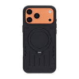 iPhone 17 Pro Max/iPhone 18 Pro Max Skal Mecha MagSafe-stativ Svart