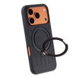 iPhone 17 Pro Max/iPhone 18 Pro Max Skal Mecha MagSafe-stativ Svart
