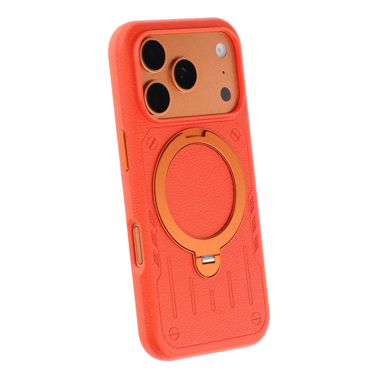 iPhone 17 Pro Max/iPhone 18 Pro Max Skal Mecha MagSafe-stativ Orange