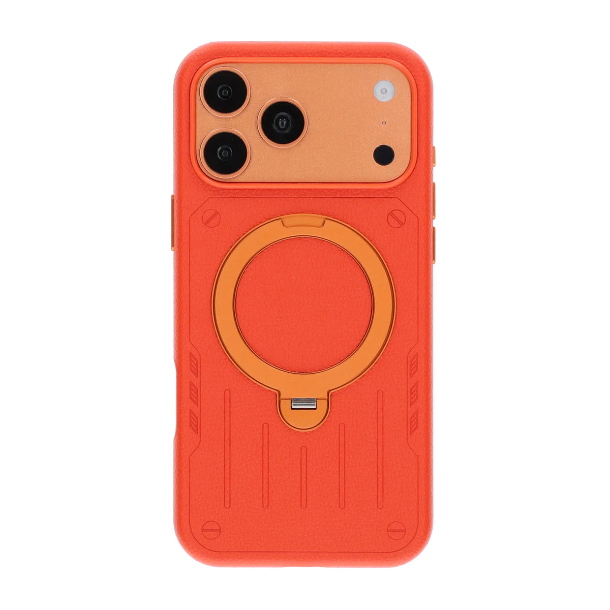 iPhone 17 Pro Max/iPhone 18 Pro Max Skal Mecha MagSafe-stativ Orange