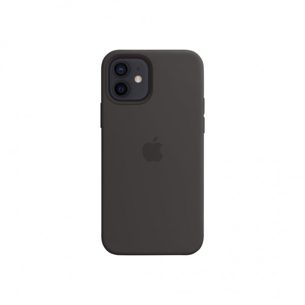 Apple Original iPhone 12/iPhone 12 Pro Skal Silicone Case MagSafe Svart