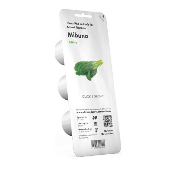 Click and Grow Smart Garden Refill 3-pack - Mibuna