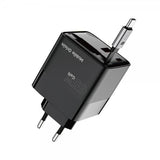 Mobile Origin Laddare med Display GaN 65W inbyggd USB-C Kabel