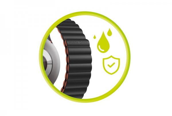 Mobile Origin Samsung Galaxy Watch 8 40/44mm/Classic 46mm Armband Easy Strap Svart Orange