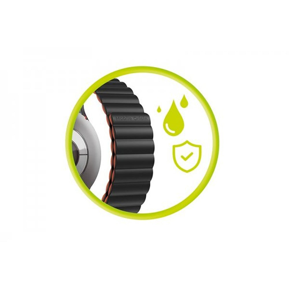 Mobile Origin Samsung Galaxy Watch 8/9 40/44mm/Classic 46mm Armband Easy Strap Magnetic Svart Orange