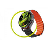 Mobile Origin Samsung Galaxy Watch 8/9 40/44mm/Classic 46mm Armband Easy Strap Magnetic Svart Orange