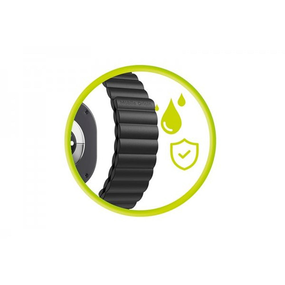 Mobile Origin Samsung Galaxy Watch 8/9 40/44mm/Classic 46mm Armband Easy Strap Magnetic Svart