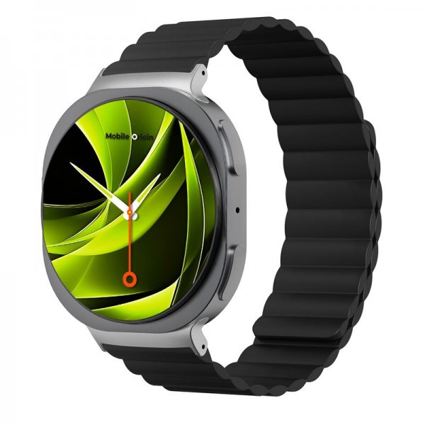 Mobile Origin Samsung Galaxy Watch 8 40/44mm/Classic 46mm Armband Easy Strap Svart