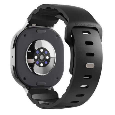 Mobile Origin Samsung Galaxy Watch 8/9 40/44mm/Classic 46mm Armband Easy Strap Svart