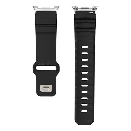 Mobile Origin Samsung Galaxy Watch 8/9 40/44mm/Classic 46mm Armband Easy Strap Svart