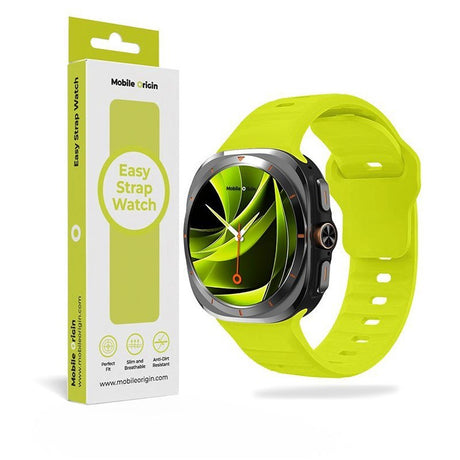 Mobile Origin Samsung Galaxy Watch Ultra 47mm Armband Easy Strap Silicone Gul
