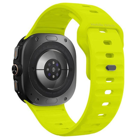 Mobile Origin Samsung Galaxy Watch Ultra 47mm Armband Easy Strap Silicone Gul