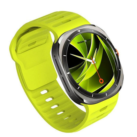 Mobile Origin Samsung Galaxy Watch Ultra 47mm Armband Easy Strap Silicone Gul