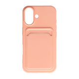 iPhone 16 Skal Korthållare Rosa