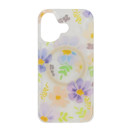 iPhone 17 Skal Floral MagSafe Lila Gul