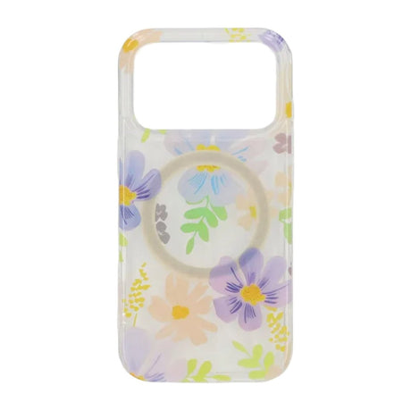 iPhone 17 Pro Max Skal Floral MagSafe Lila Gul
