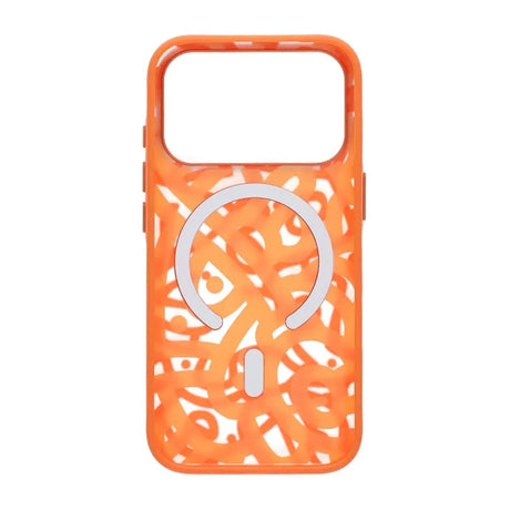iPhone 17 Pro Max Skal Graffiti MagSafe Orange