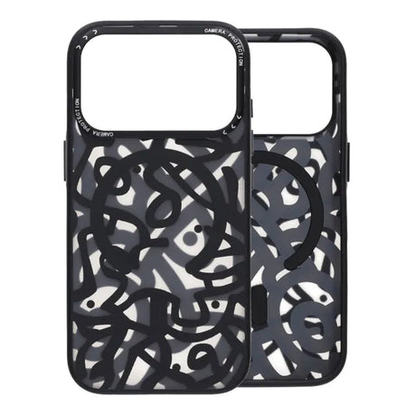 iPhone 17 Pro Skal Graffiti MagSafe Svart
