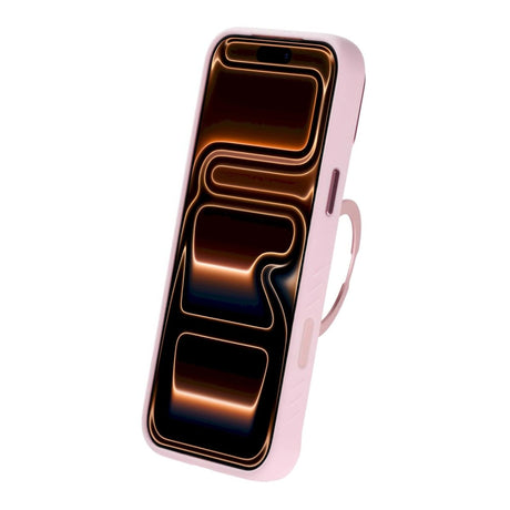 iPhone 17 Pro Max/iPhone 18 Pro Max Skal MagSafe-stativ Strass Rosa