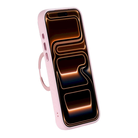 iPhone 17 Pro/iPhone 18 Pro Skal MagSafe-stativ Strass Rosa