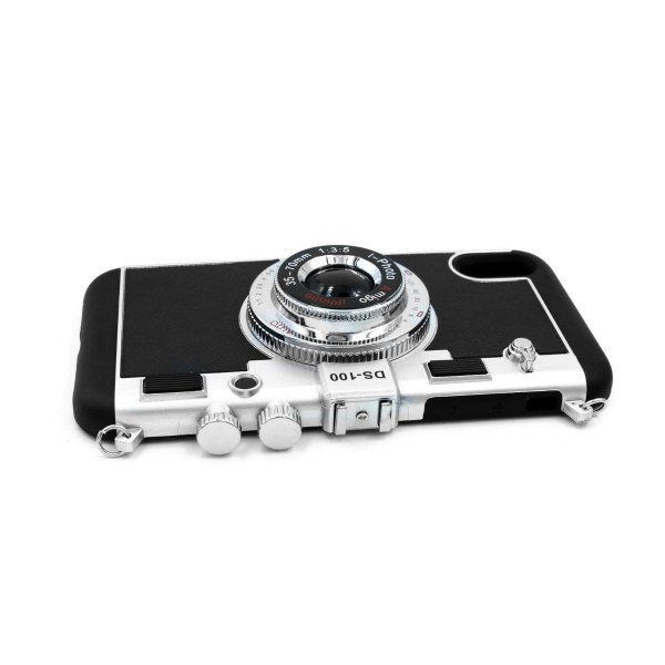 iPhone Xs Max Skal Silikon Kameramotiv Svart