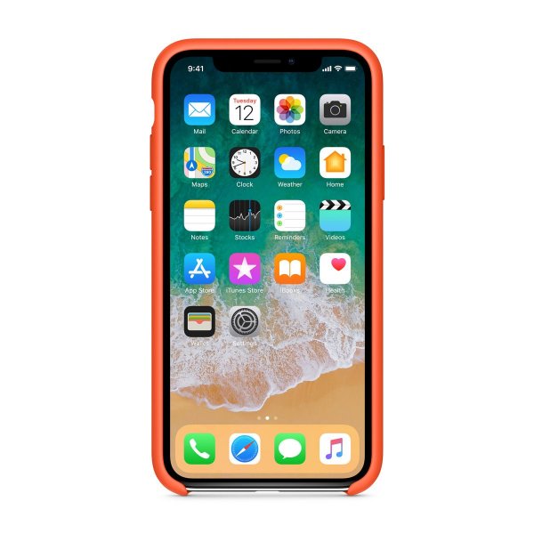 iPhone Xs Max Skal Silikon Orange