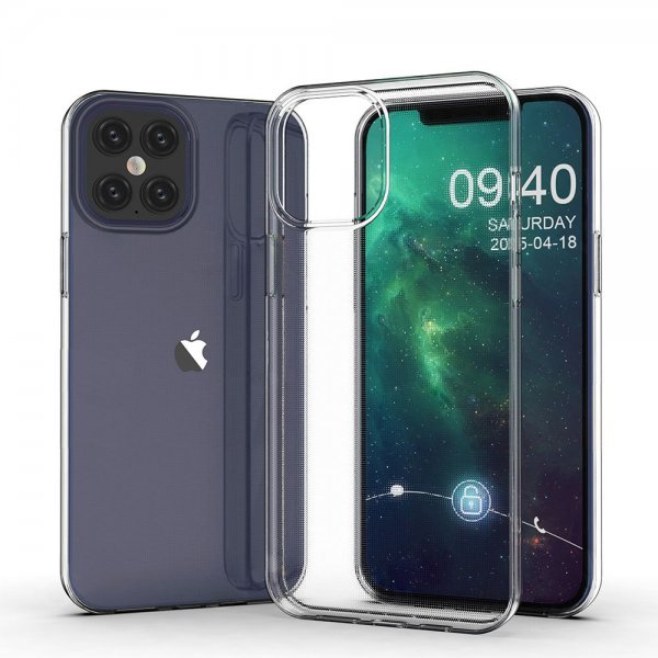 iPhone 12/iPhone 12 Pro Skal Stöttålig TPU Transparent