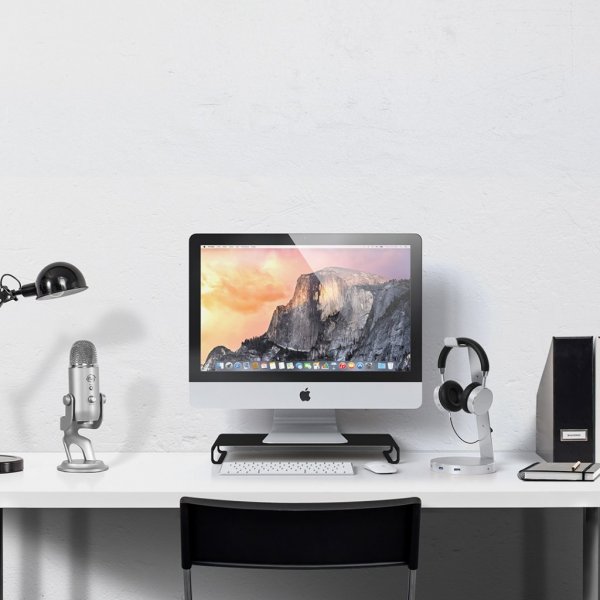 Satechi Aluminum Slim Monitor Stand Grå