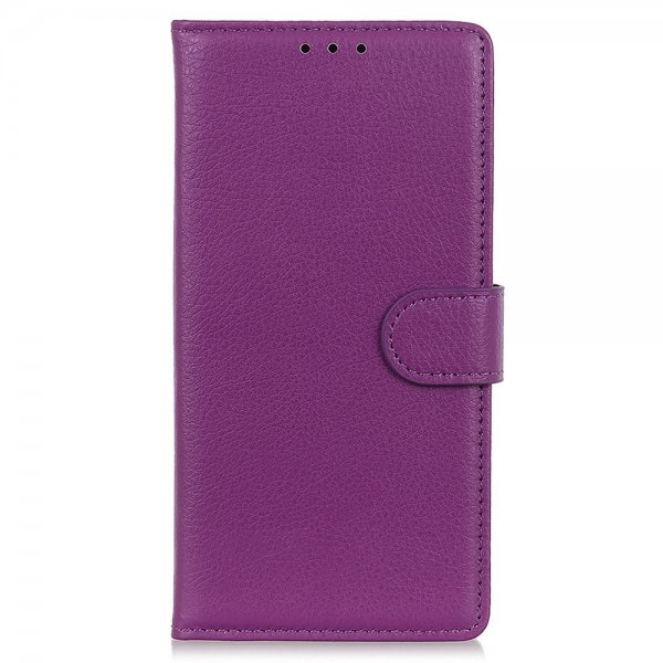 Motorola Edge 30 Neo Fodral Litchi Lila