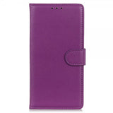 Motorola Edge 30 Neo Fodral Litchi Lila