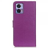 Motorola Edge 30 Neo Fodral Litchi Lila