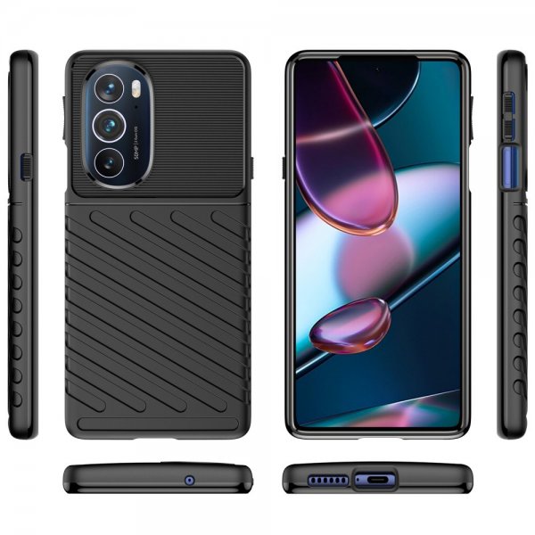 Motorola Edge 30 Pro Skal Thunder Series Svart
