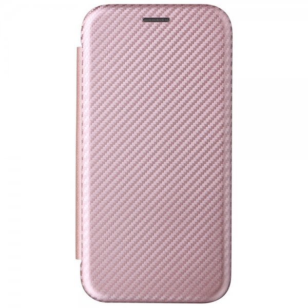 Motorola Moto G200 Fodral Kolfibertextur Roseguld