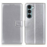 Motorola Moto G200 Fodral Lädertextur Silver