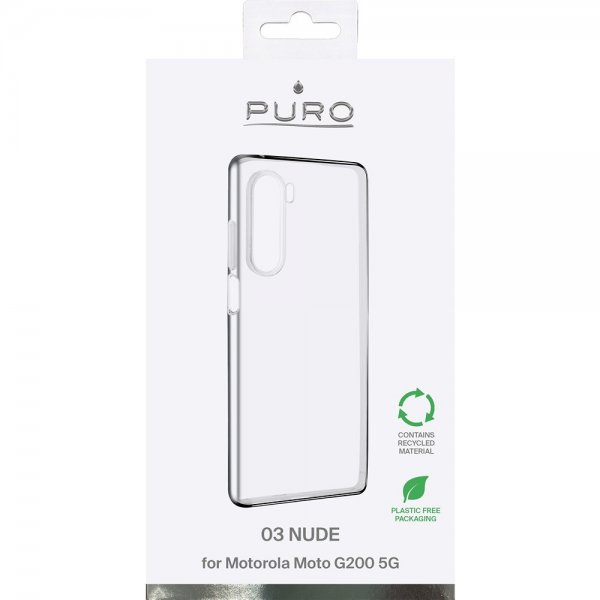 Puro Motorola Moto G200 Skal Nude Transparent