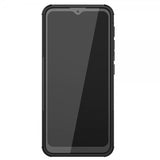 Motorola Moto G30 Skal Däckmönster Stativfunktion Svart