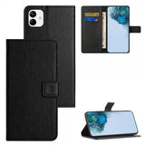 Motorola Moto G54 Fodral Litchi Svart