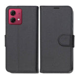 Motorola Moto G84 Fodral med Stativ Svart