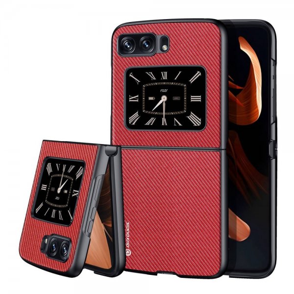Dux Ducis Motorola Razr 2022 5G Skal FINO Series Röd