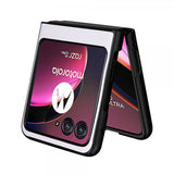 Motorola Razr 40 Ultra Skal Kolfibermönster Vit