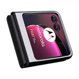 Motorola Razr 40 Ultra Skal Kolfibermönster Vit