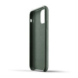Mujjo iPhone 11 Pro Skal Full Leather Case Slate Green