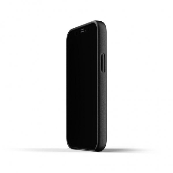Mujjo iPhone 12 Mini Skal Full Leather Case Svart