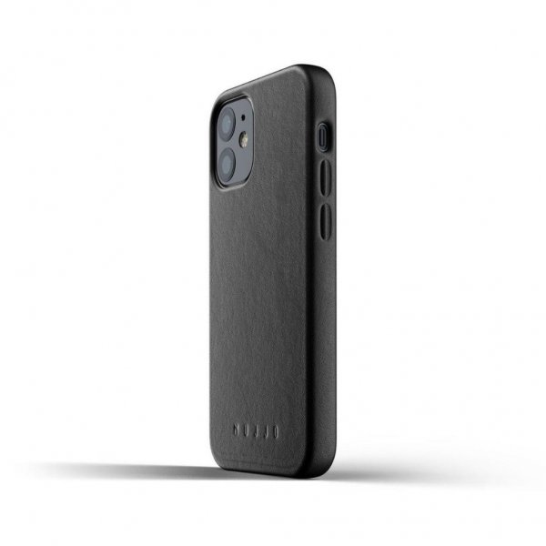 Mujjo iPhone 12 Mini Skal Full Leather Case Tan