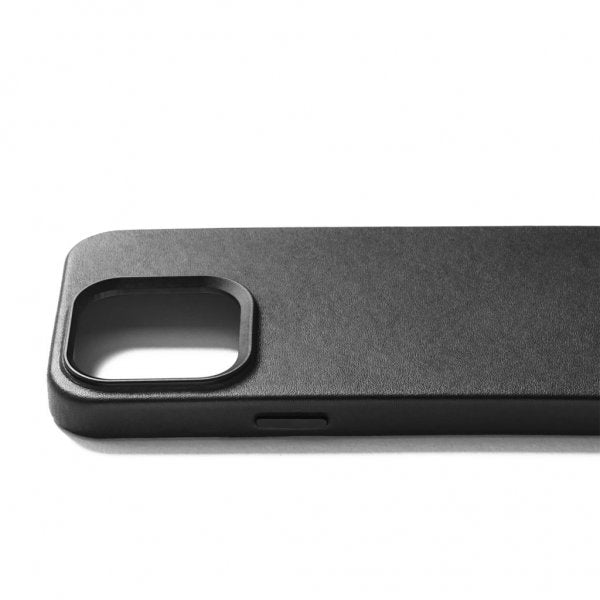 Mujjo iPhone 15 Pro Skal Full Leather Case MagSafe Svart