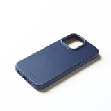 Mujjo iPhone 16 Pro Max Skal Full Leather Case Monaco Blue